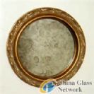 antique glass mirror